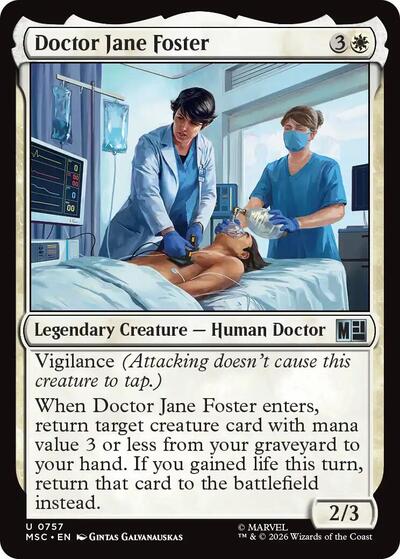 Doctor Jane Foster (Commander: Marvel Super Heroes) Near Mint