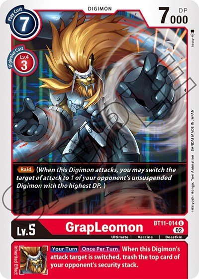 GrapLeomon (Dimensional Phase) Near Mint - Nick Nack's Full Frontal Attack