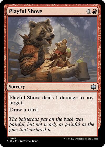 Playful Shove (Bloomburrow) Near Mint