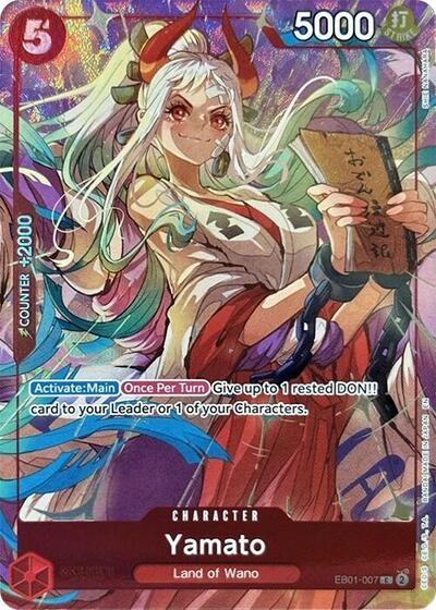 Yamato (Premium Card Collection -Best Selection Vol. 4-) (One Piece Promotion Cards) Near Mint Foil