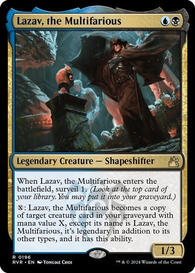 Lazav, the Multifarious (Ravnica Remastered) Near Mint - Nick Nack's Full Frontal Attack