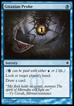 Gitaxian Probe (New Phyrexia) Light Play - Nick Nack's Full Frontal Attack