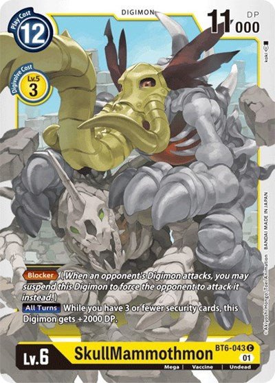 SkullMammothmon (Double Diamond) Near Mint - Nick Nack's Full Frontal Attack