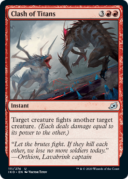 Clash of Titans (Ikoria: Lair of Behemoths) Near Mint - Nick Nack's Full Frontal Attack