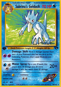 Sabrina's Golduck (Gym Challenge) Light Play Unlimited