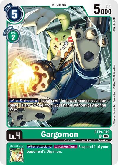 Gargomon (Release Special Booster 2.5) Light Play