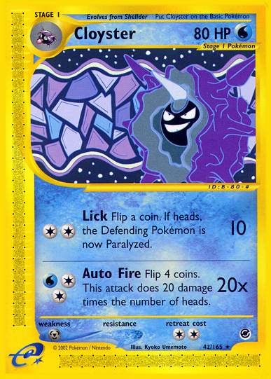 Cloyster (Expedition) Light Play