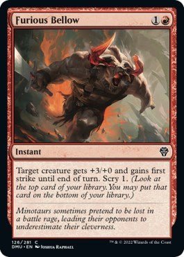 Furious Bellow (Dominaria United) Near Mint - Nick Nack's Full Frontal Attack