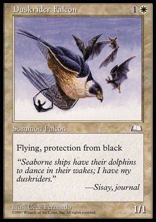 Duskrider Falcon (Weatherlight) Light Play - Nick Nack's Full Frontal Attack