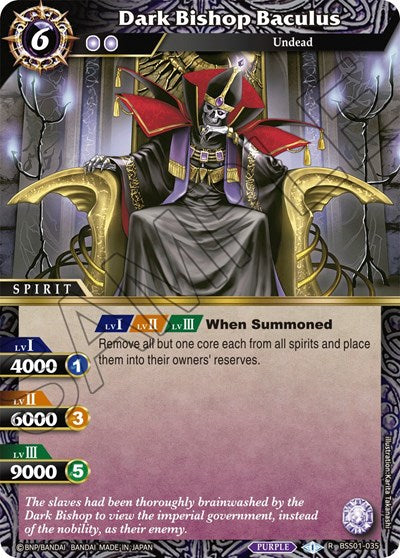 Dark Bishop Baculus (Dawn of History) Near Mint Holofoil