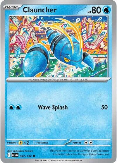 Clauncher (ME01: Mega Evolution) Near Mint - Nick Nack's Full Frontal Attack