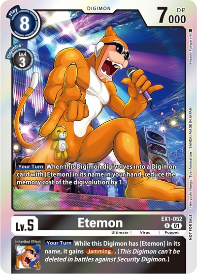 Etemon (Blast Ace Double Pack Set) (Classic Collection) Near Mint Foil