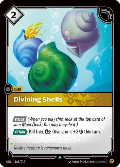 Divining Shells (Unleashed) Near Mint