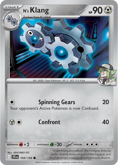 N's Klang (SV09: Journey Together) Near Mint - Nick Nack's Full Frontal Attack