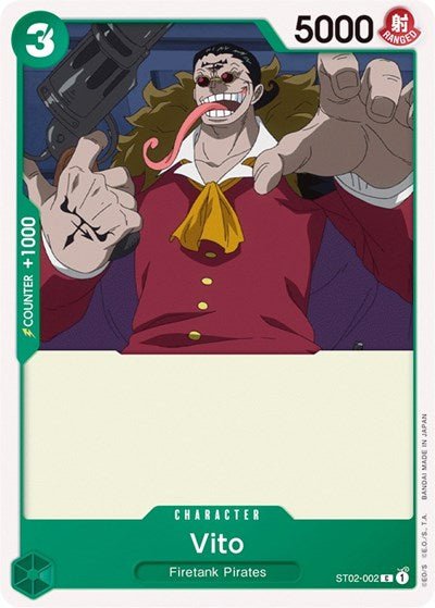 Vito (Starter Deck 2: Worst Generation) Near Mint - Nick Nack's Full Frontal Attack