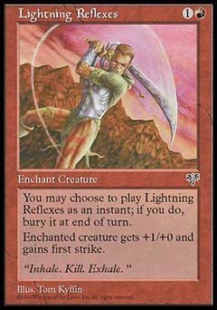 Lightning Reflexes (Mirage) Light Play - Nick Nack's Full Frontal Attack