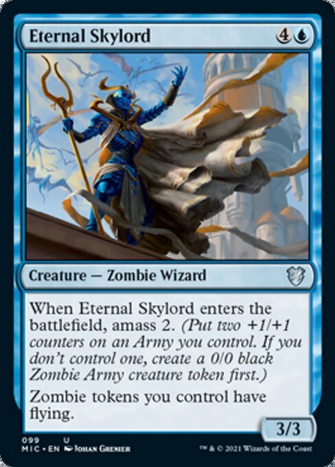 Eternal Skylord (Commander 2021 Midnight Hunt) Near Mint - Nick Nack's Full Frontal Attack