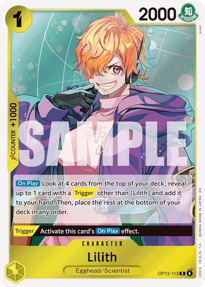 Lilith (Carrying On His Will) Near Mint Foil - Nick Nack's Full Frontal Attack