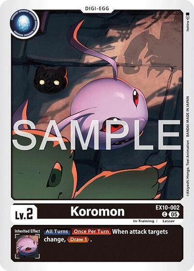 Koromon (Sinister Order) Near Mint - Nick Nack's Full Frontal Attack