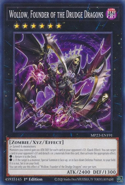 Wollow, Founder of the Drudge Dragons (25th Anniversary Tin: Dueling Heroes Mega Pack) Light Play 1st Edition