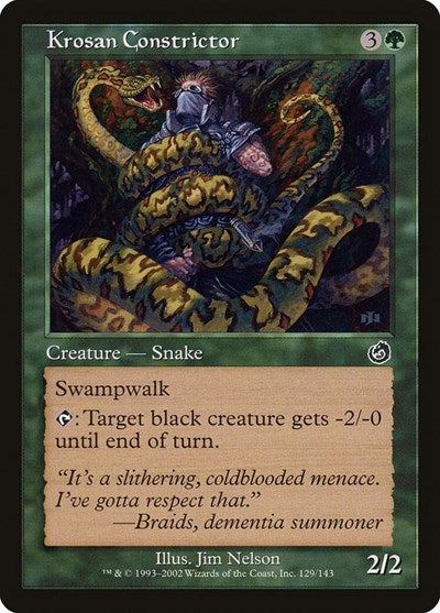 Krosan Constrictor (Torment) Light Play Foil