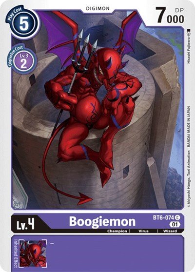 Boogiemon (Double Diamond) Near Mint - Nick Nack's Full Frontal Attack