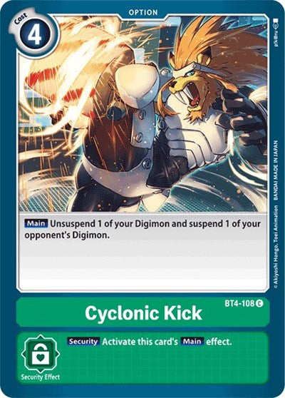 Cyclonic Kick (Great Legend) Near Mint