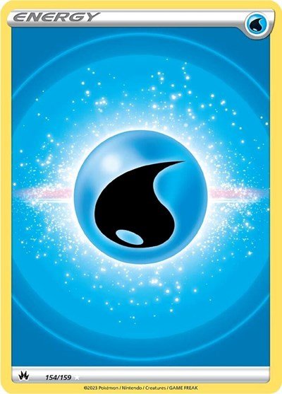 Water Energy (Texture Full Art) (Crown Zenith) Near Mint Holofoil - Nick Nack's Full Frontal Attack