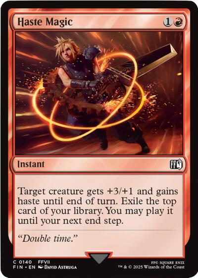 Haste Magic (Universes Beyond: FINAL FANTASY) Near Mint - Nick Nack's Full Frontal Attack