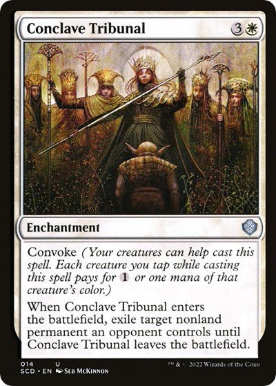 Conclave Tribunal (Commander 2022 Starter Decks) Near Mint - Nick Nack's Full Frontal Attack