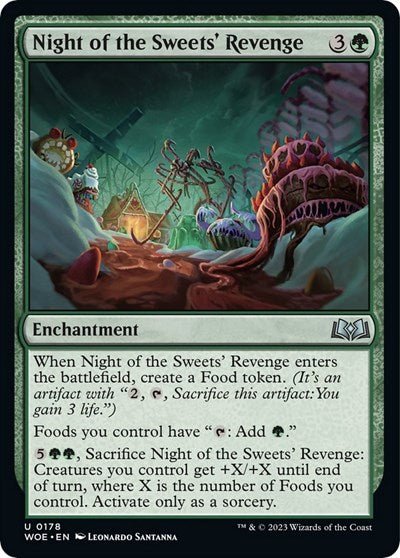 Night of the Sweets' Revenge (Wilds of Eldraine) Near Mint - Nick Nack's Full Frontal Attack