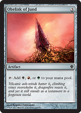 Obelisk of Jund (Commander 2013 Edition) Near Mint