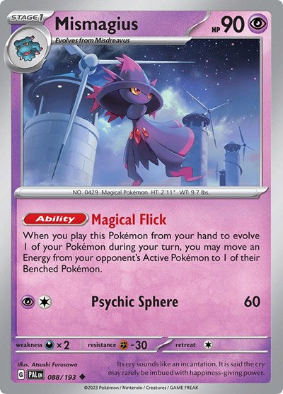 Mismagius - 088 (SV02: Paldea Evolved) Near Mint