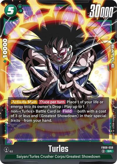 Turles FB08 - 059 (FB08 Booster) Near Mint Holofoil - Nick Nack's Full Frontal Attack