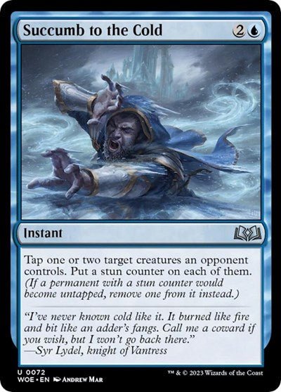 Succumb to the Cold (Wilds of Eldraine) Near Mint - Nick Nack's Full Frontal Attack