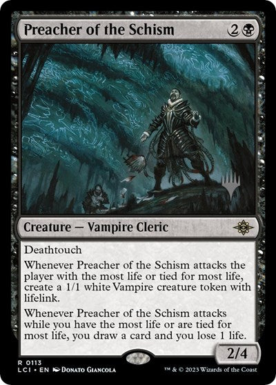Preacher of the Schism (Promo Pack: The Lost Caverns of Ixalan) Near Mint Foil