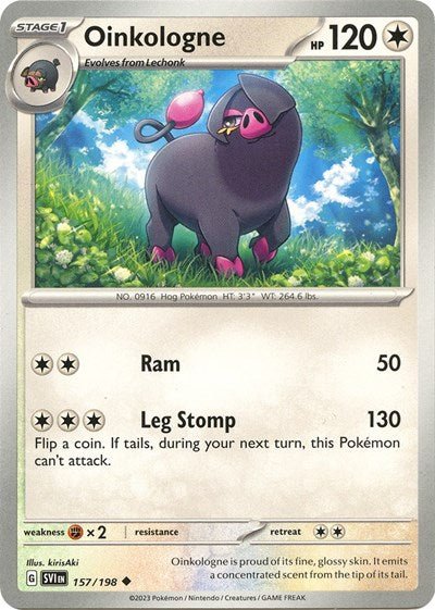 Oinkologne (Scarlet and Violet: Base Set) Near Mint - Nick Nack's Full Frontal Attack