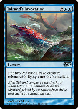 Talrand's Invocation (Magic 2013 Core Set) Light Play