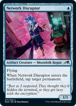 Network Disruptor (Kamigawa: Neon Dynasty) Near Mint - Nick Nack's Full Frontal Attack