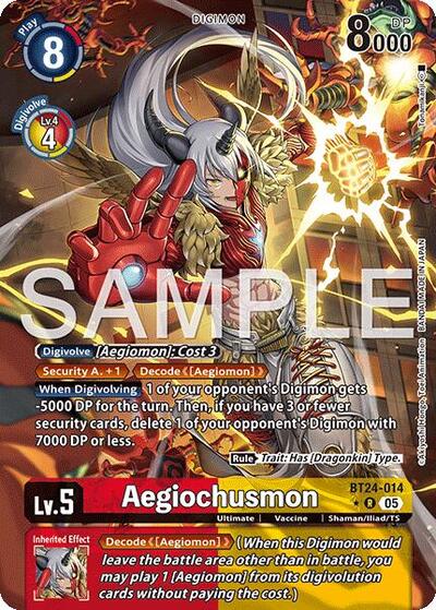 Aegiochusmon (Alternate Art) (Time Stranger) Near Mint Foil