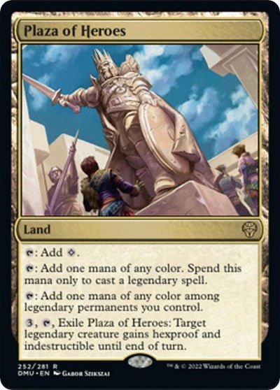 Plaza of Heroes (Dominaria United) Near Mint - Nick Nack's Full Frontal Attack