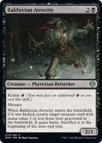 Balduvian Atrocity (Dominaria United) Near Mint - Nick Nack's Full Frontal Attack