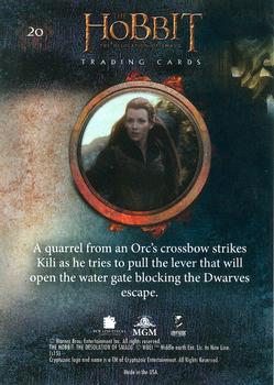 2015 Cryptozoic The Hobbit: The Desolation of Smaug 20 A Poisoned Bolt - Nick Nack's Full Frontal Attack