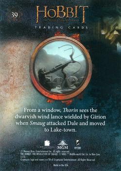 2015 Cryptozoic The Hobbit: The Desolation of Smaug 39 Thorin Sees a Weapon - Nick Nack's Full Frontal Attack