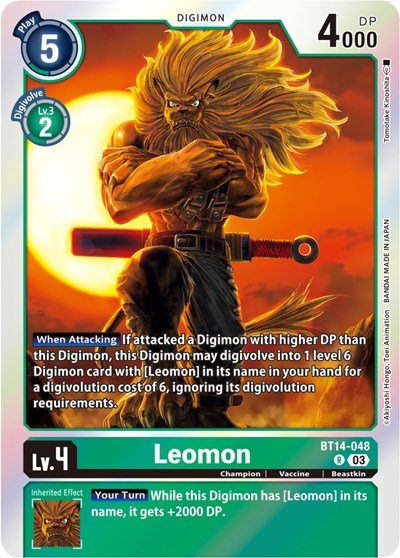 Leomon (Blast Ace) Near Mint - Nick Nack's Full Frontal Attack