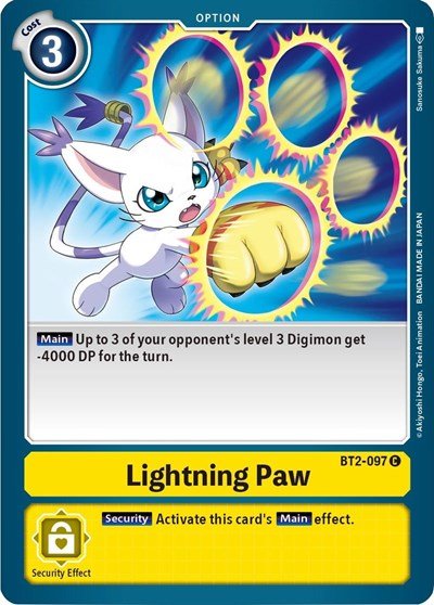 Lightning Paw (Release Special Booster) Near Mint - Nick Nack's Full Frontal Attack