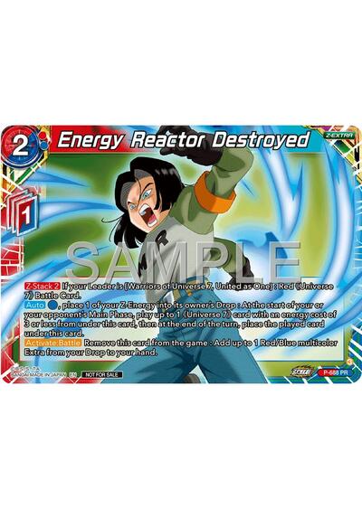 Energy Reactor Destroyed (Tournament Pack Vol.12) (Tournament Promotion Cards) Near Mint - Nick Nack's Full Frontal Attack