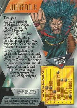 1995 Metal Marvel 9 Weapon X - Nick Nack's Full Frontal Attack