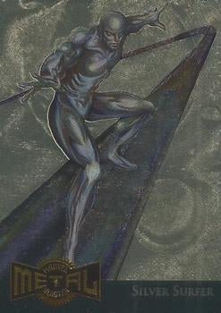 1995 Metal Marvel 11 Silver Surfer Gold Blasters - Nick Nack's Full Frontal Attack