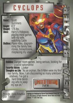 1995 Metal Marvel 3 Cyclops Metal Blasters - Nick Nack's Full Frontal Attack